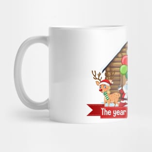 The year we stayed home christmas Mug